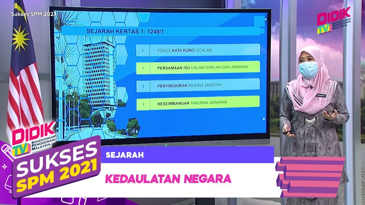 Sukses SPM (2021) | Sejarah: Kedaulatan Negara