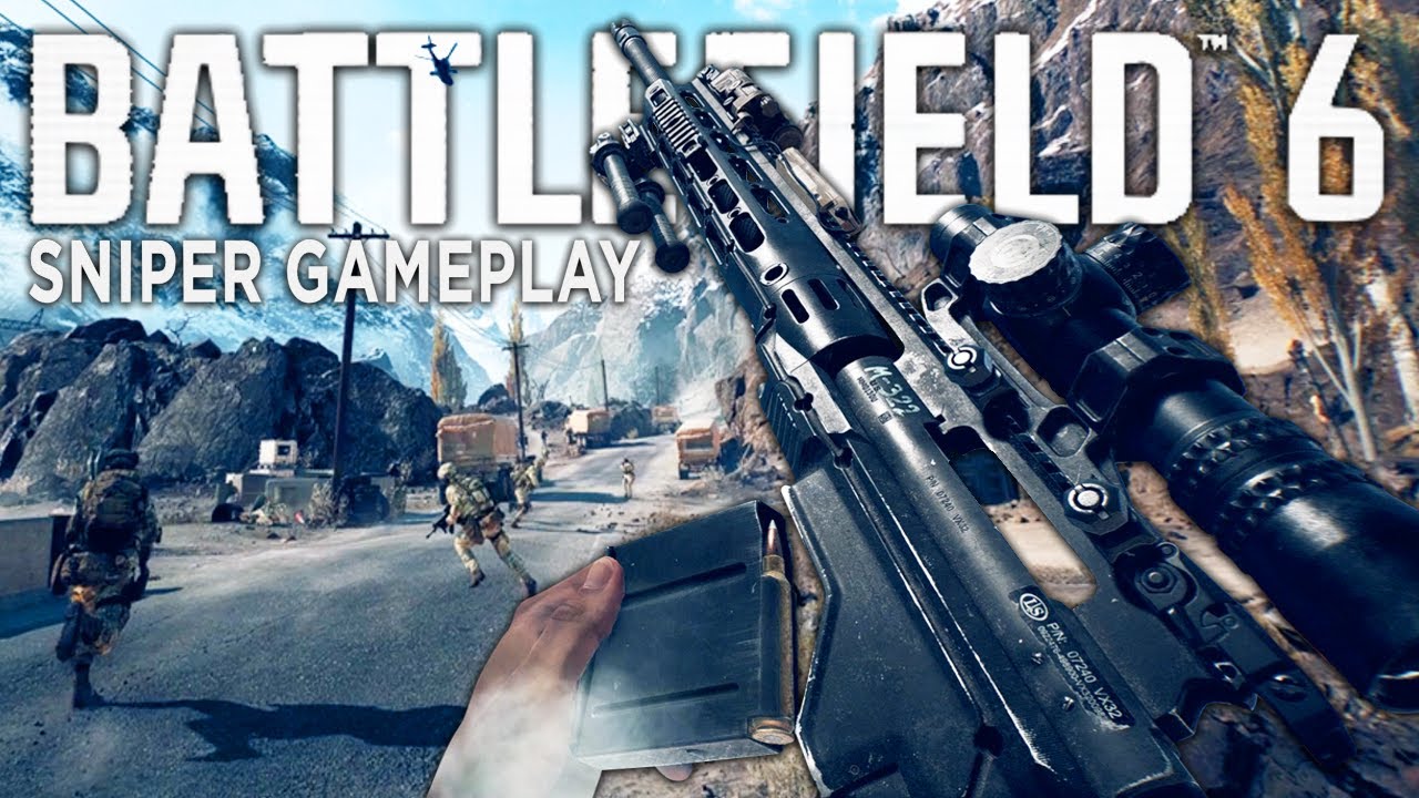 Sniping is interesting in Battlefield 6 - M2010 Sniper in Battlefield 6 Open Beta Gameplay