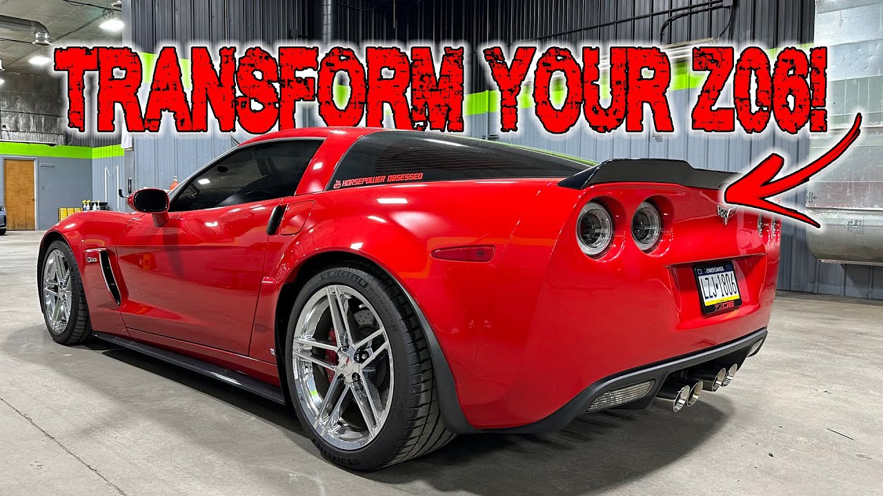 C6 Corvette ZR1 EXTENDED Spoiler COMPLETES the C6 Z06!