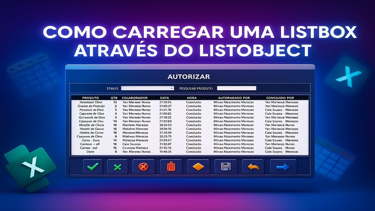Como carregar uma ListBox do Excel VBA através do ListObject [Método Avançado]