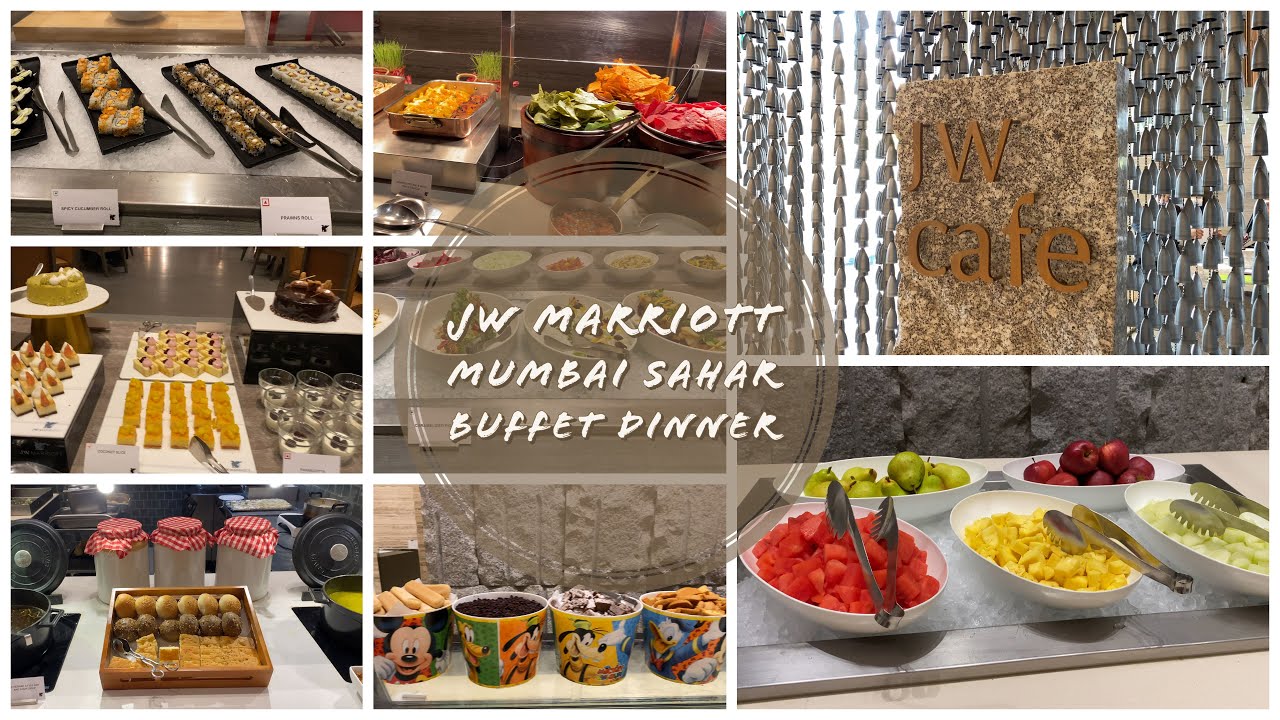 Buffet Dinner at JW Marriott Mumbai Sahar | Staycation | Food Tour