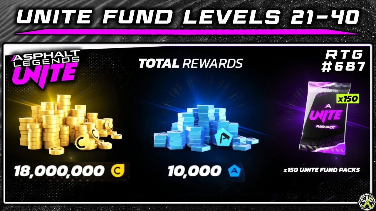 Asphalt Unite | Claiming Unite Fund levels 21-40 | RTG #687