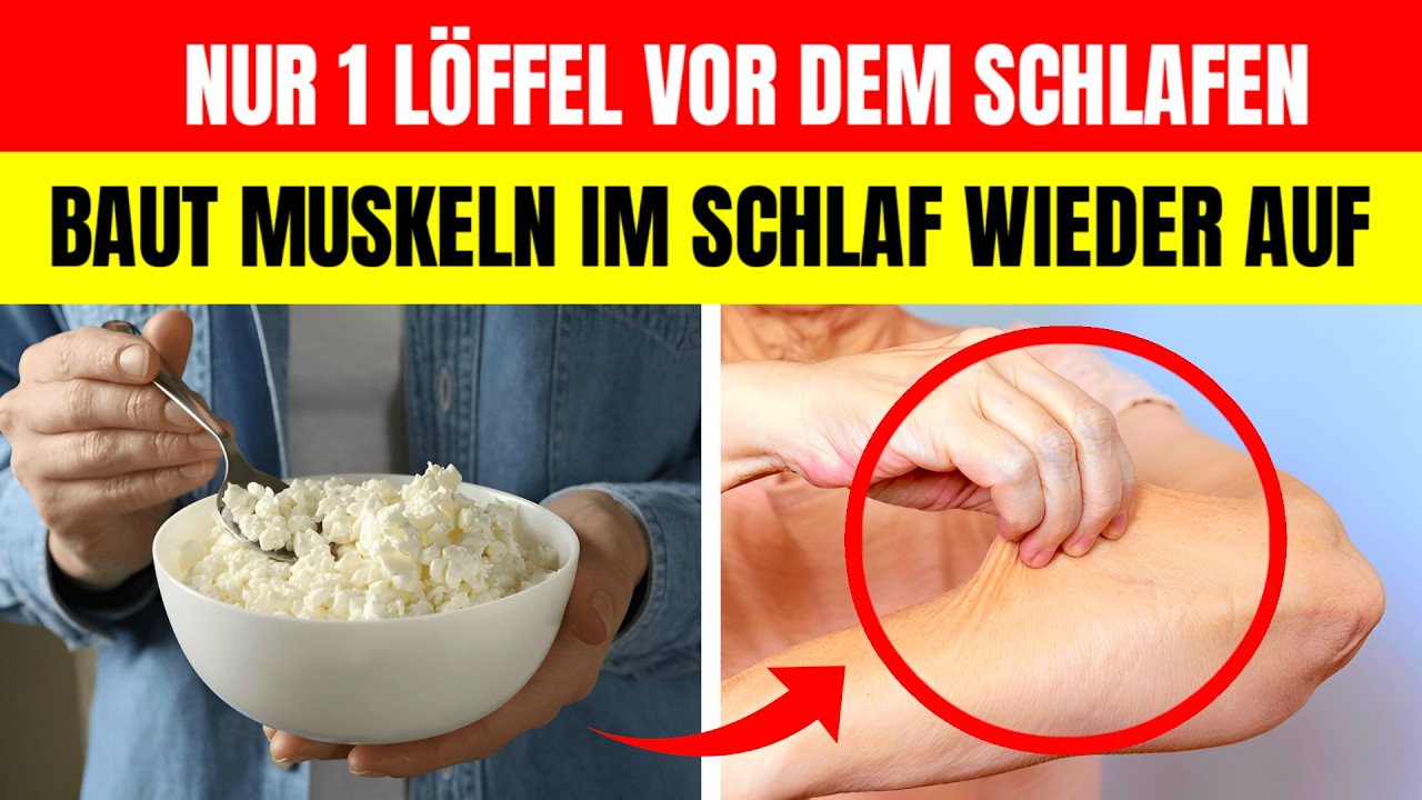 Senioren: Esst DAS vor dem Schlafengehen – sonst schrumpfen eure Muskeln! Vier Bettzeit-Lebensmittel