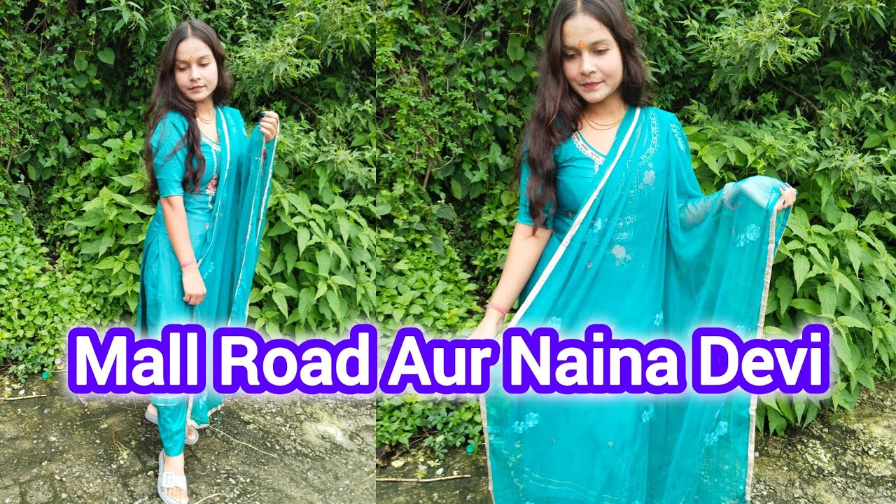 Ghar Se Mandir Ka Safar 🚴 Mall Road Aur Naina Devi Darshan @nishuvlogsntl 