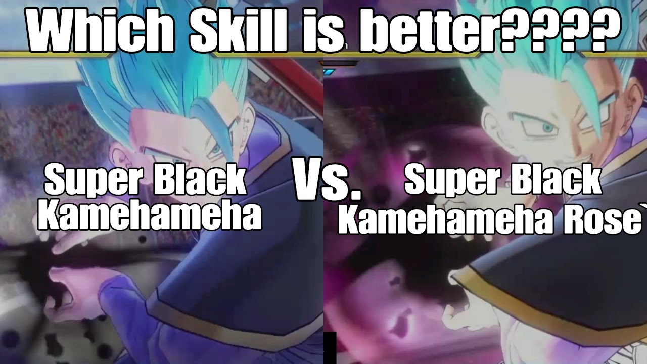 Xenoverse 2 Skill test!! Super Black Kamehameha Vs. Super Black Kamehameha Rose