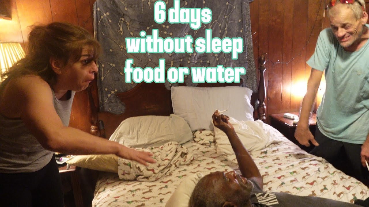 street interview, 6 days without sleep, food or water