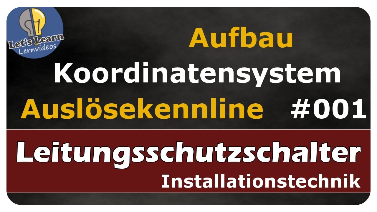 Let's Learn Leitungsschutzschalter #001 - Aufbau des Koordinatensystems der Auslösekennlinie
