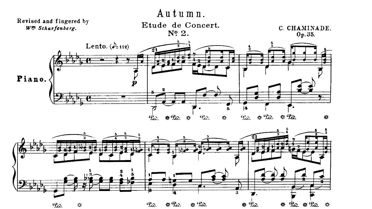 Chaminade - 6 Études de concert, Op.35 No. 2 