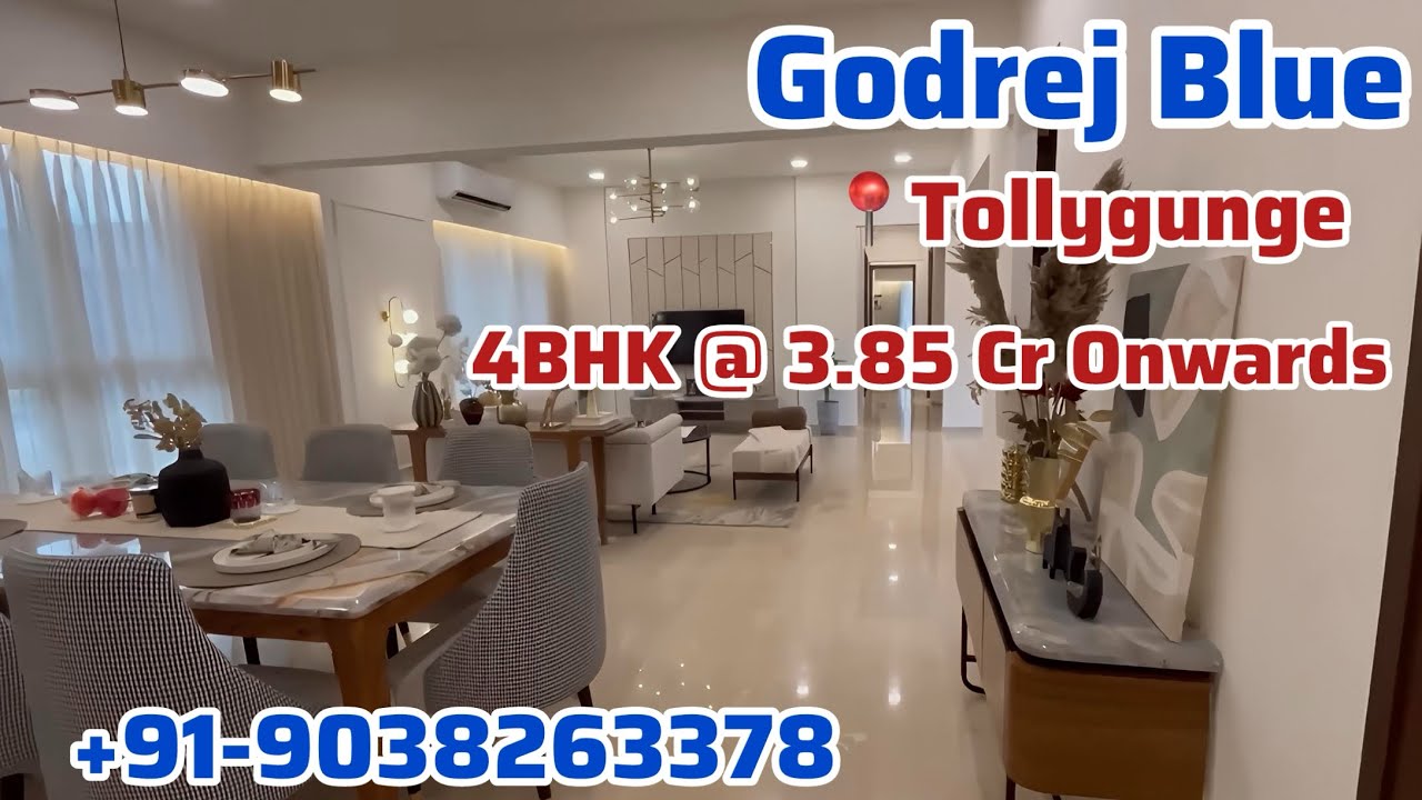 Godrej Blue | +91-9038263378 | Роскошные 4-комнатные демонстрационные апартаменты