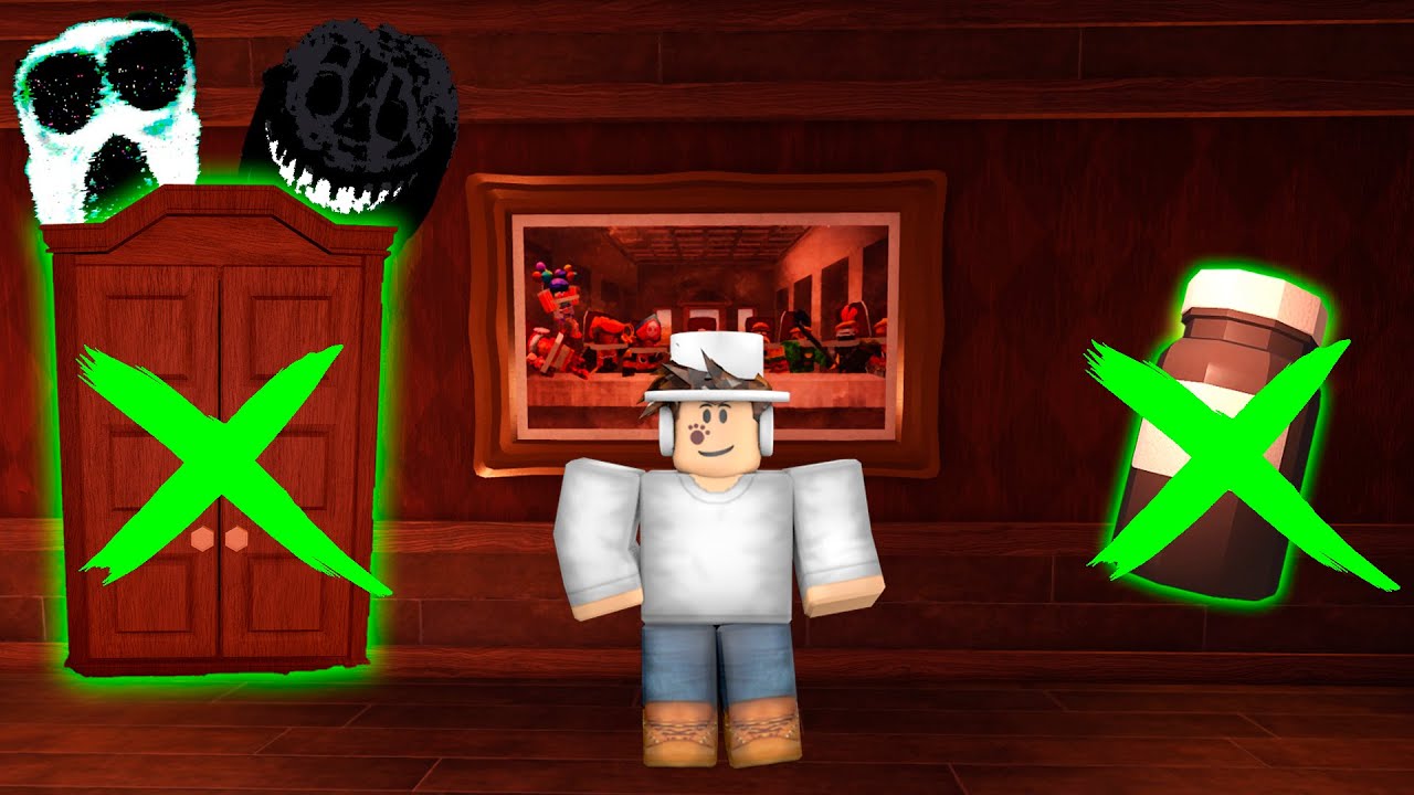 No Hidding No Vitamins CHALANGE #5 | ROBLOX DOORS