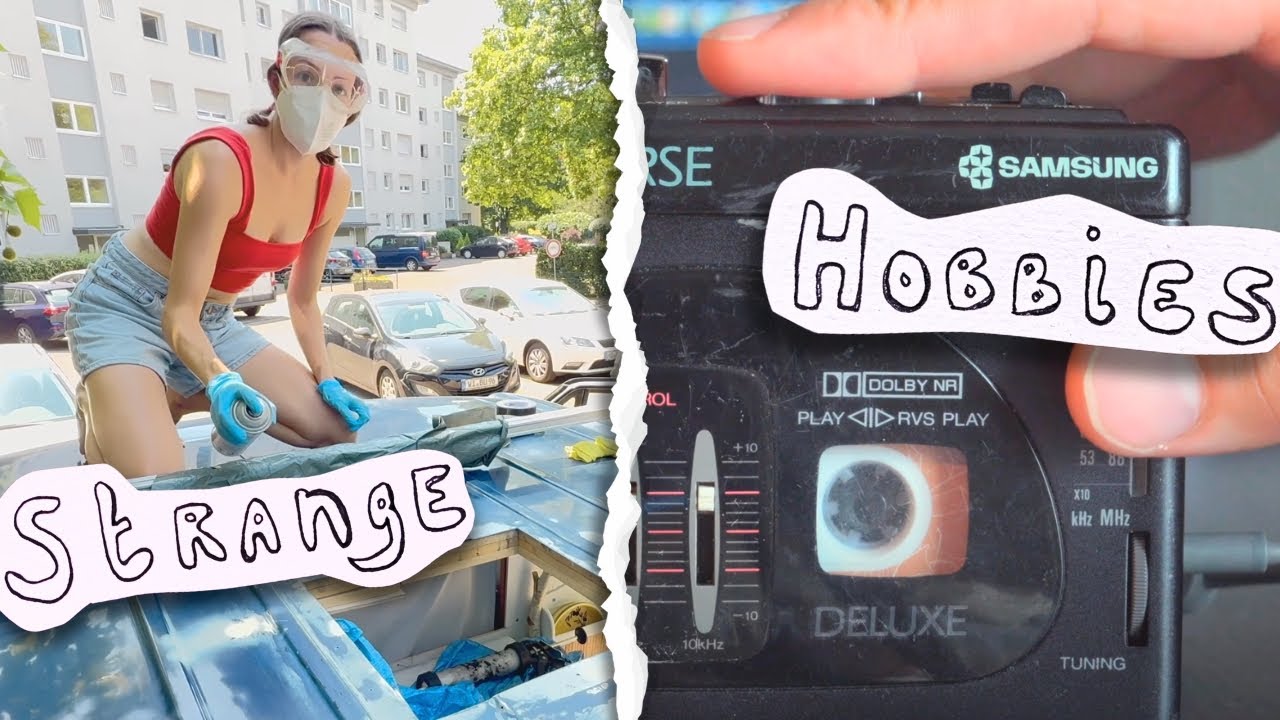 We have the strangest hobbies (when we're not traveling)