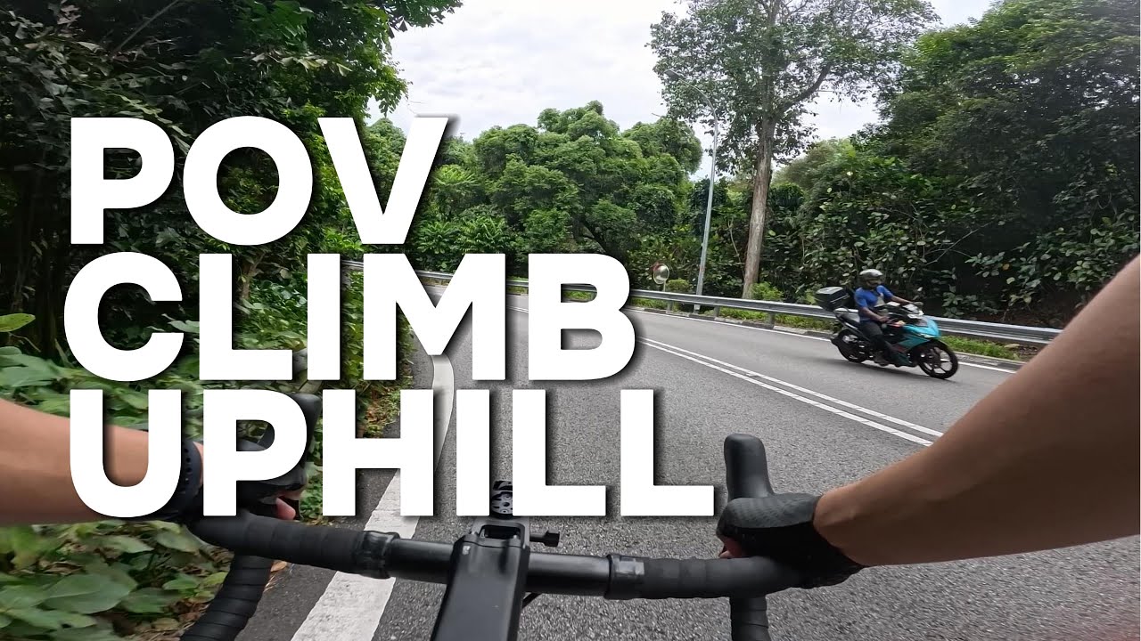 POV uphill climb in one of the most dangerous roads in Singapore!