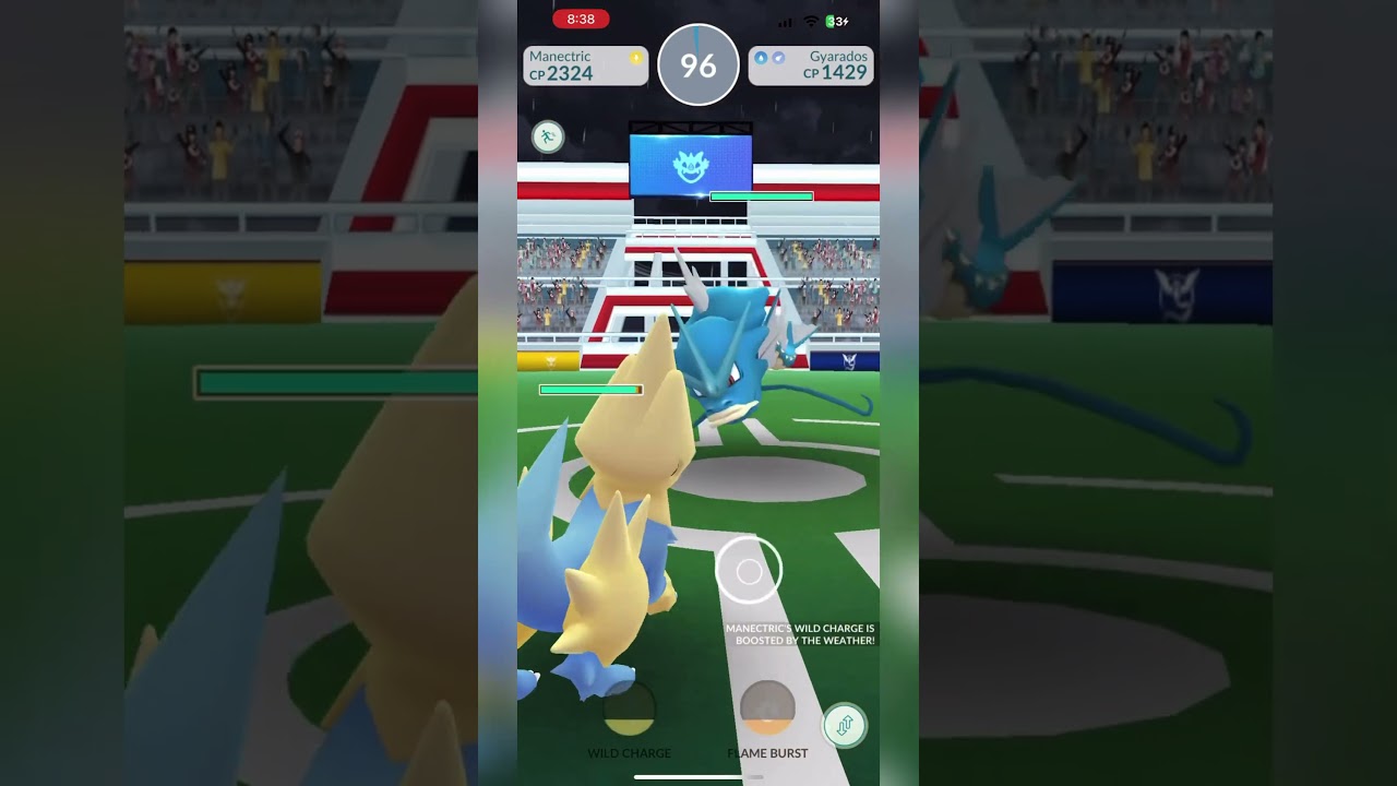 Pok&eacute;mon Go - Manectric vs Gyarados | Pok&eacute;mon Go Gym Battles