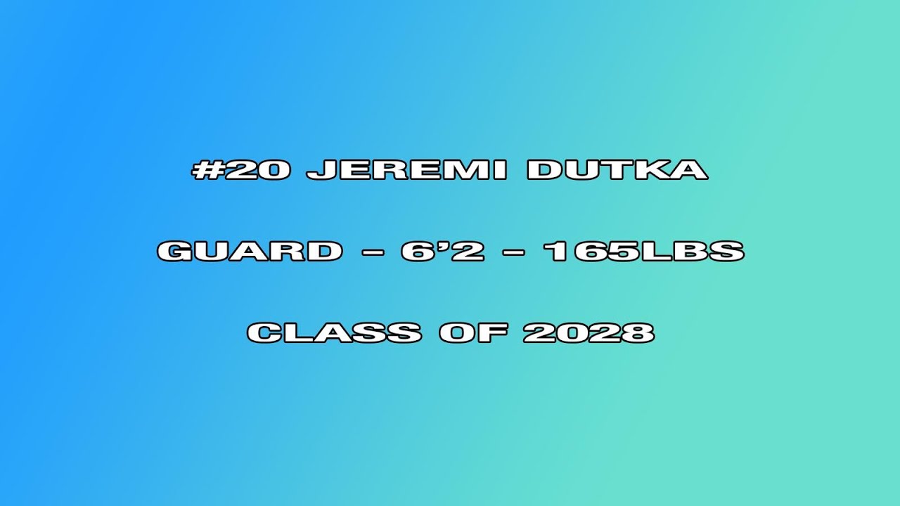 Combine Academy: Jeremi Dutka - 6'2