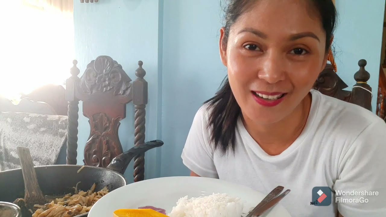 Sinampalukang Manok sa Labong (Bamboo Shoot)