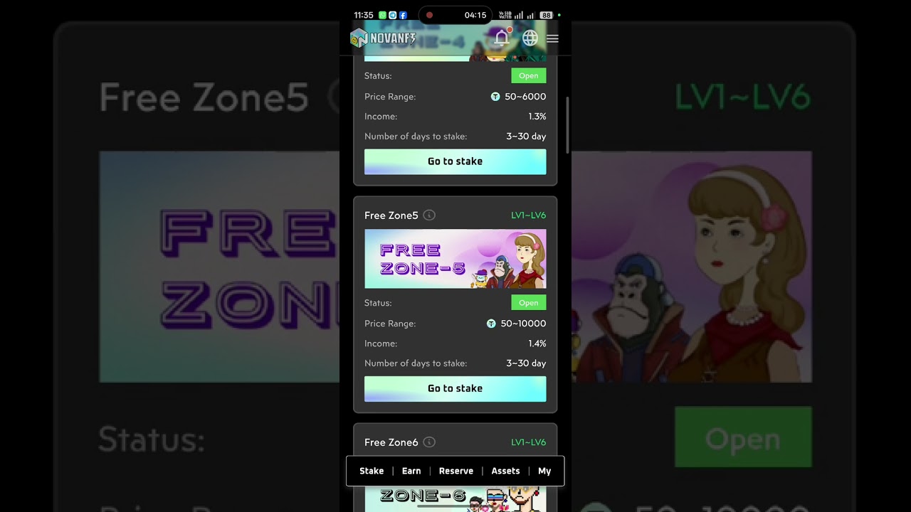 How to stake in free zone ? |Novanft  |treasure nft #novanft 