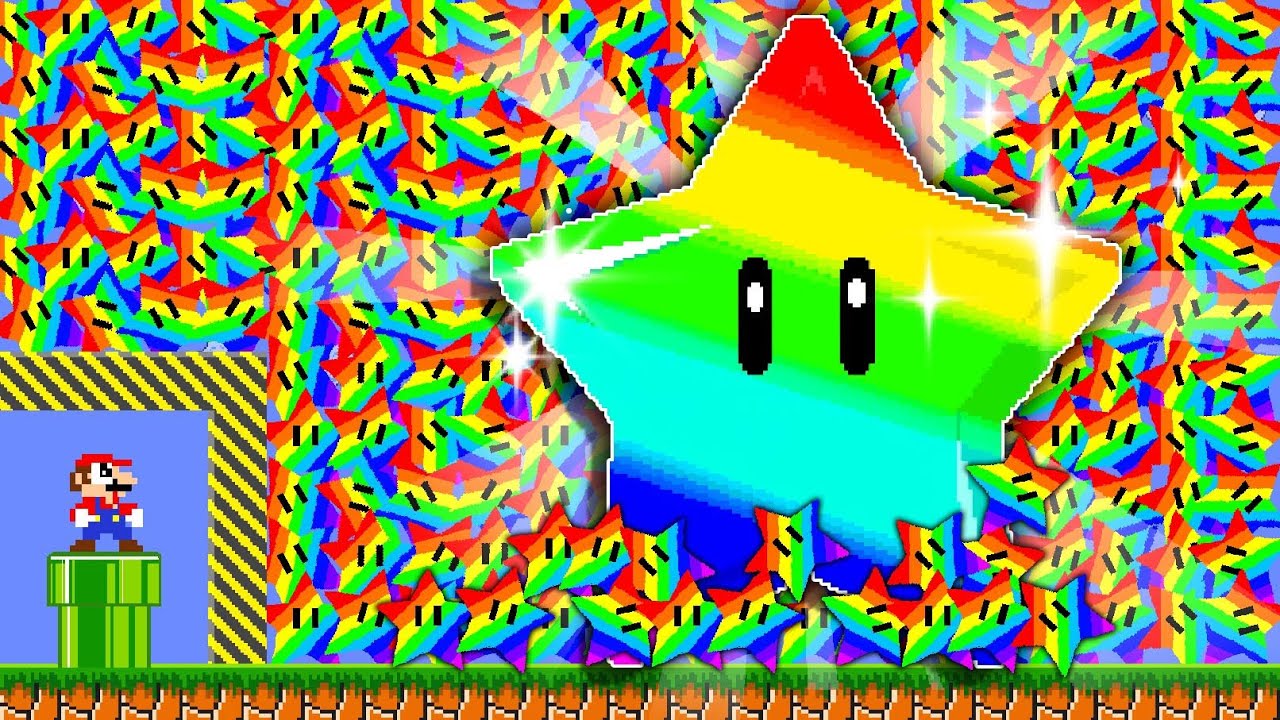 Mario PowerUps: When Mario Has Too Many Rainbow Stars and Rainbow Star are Forbidden Here