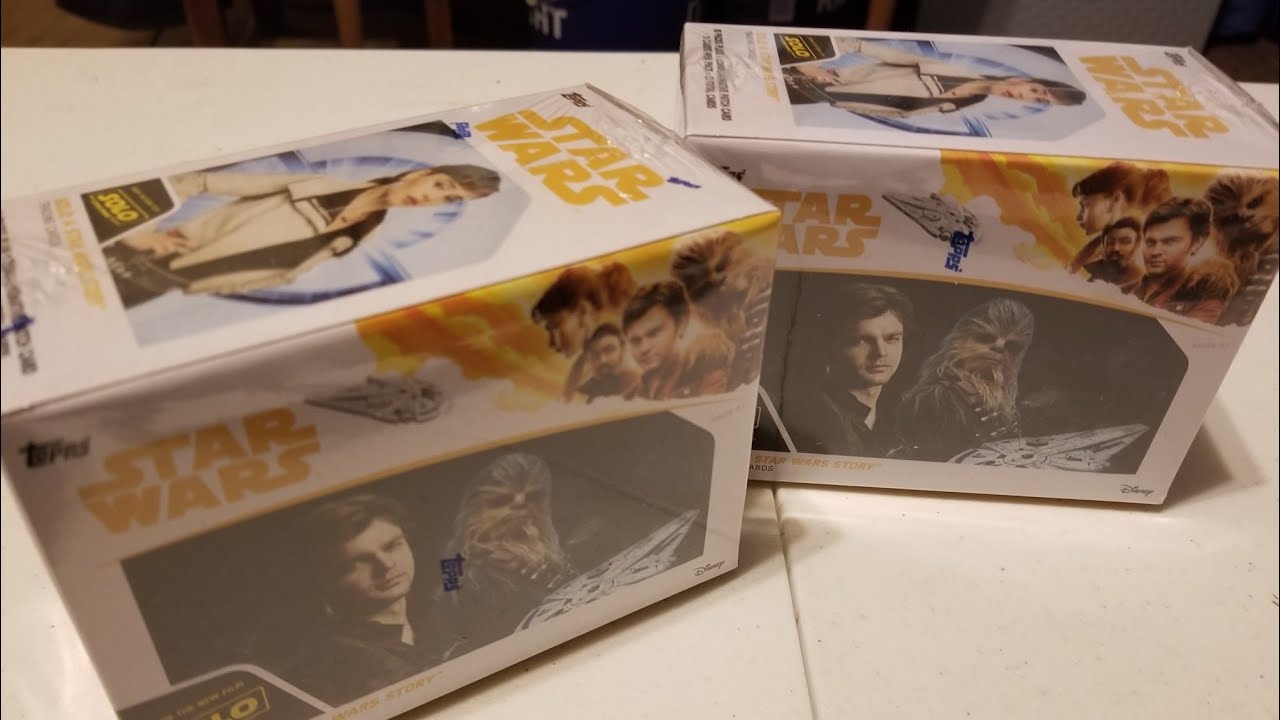 2018 Solo: A Star Wars Story 2 Blaster box unboxing! | Topps Collection