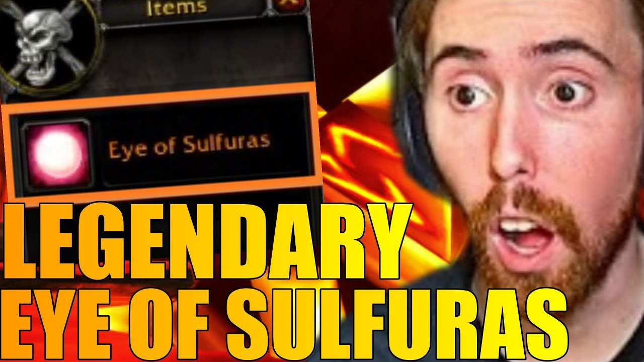 Asmongold PUGS Molten Core And LEGENDARY EYE OF SULFURAS Drops