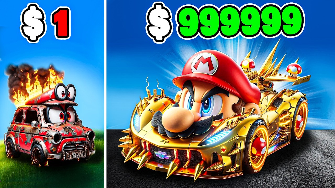 $1 to $1,000,000 Mario Car in GTA 5