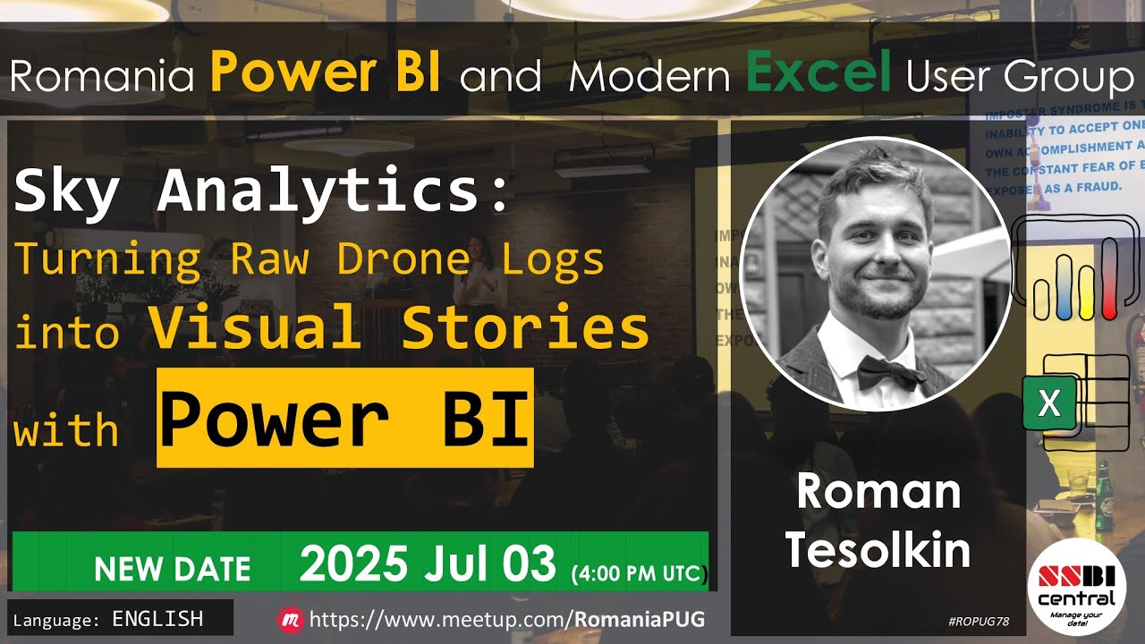 Turning Raw Drone Logs into Visual Stories with Power BI | Roman Tesolkin
