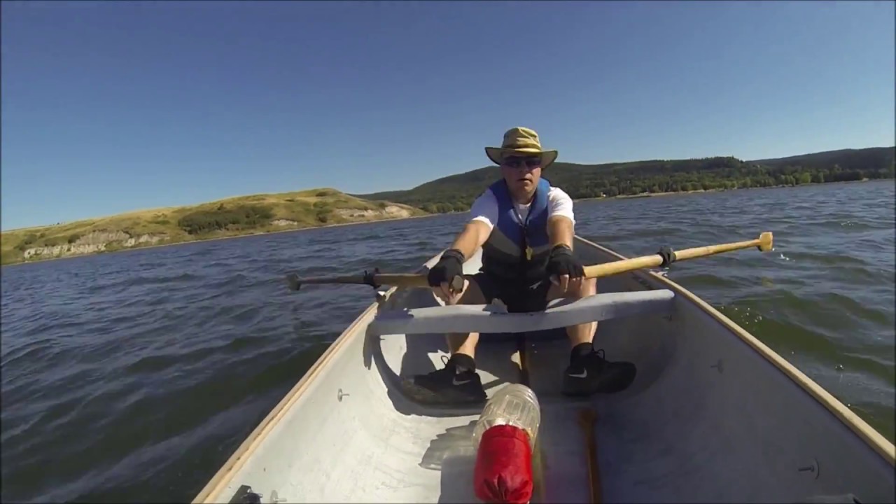 DIY Canoe rowing rig