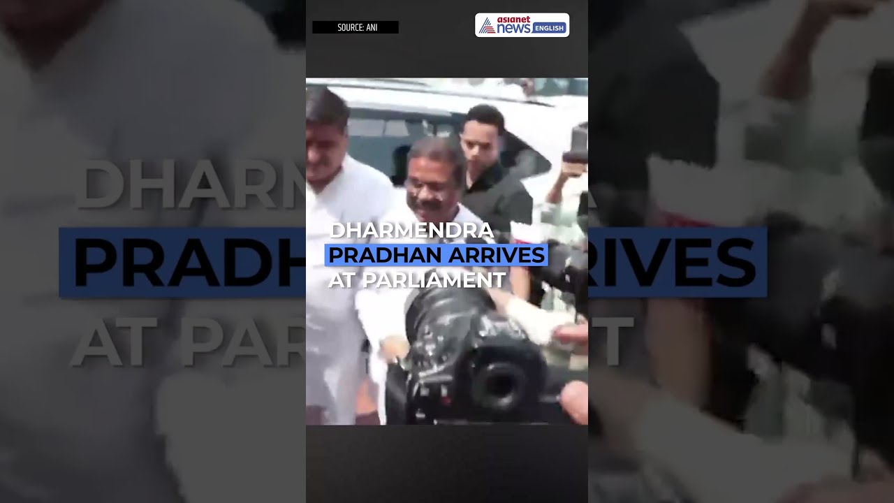 Dharmendra Pradhan Receives Hero's Welcome In Parliament | WATCH