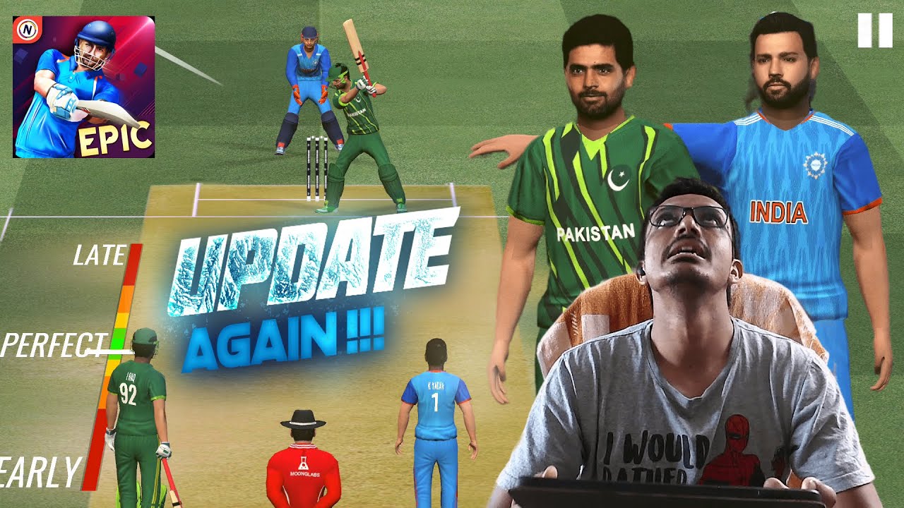 India vs Pakistan- New Real Faces, Names, Ultra Fps, HD Graphics but - Epic Cricket Real 3D Game