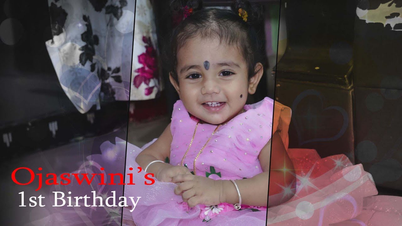 Ojaswini's Birthday Celebration , baby girl || cinematic video || #birthday #akashstudio