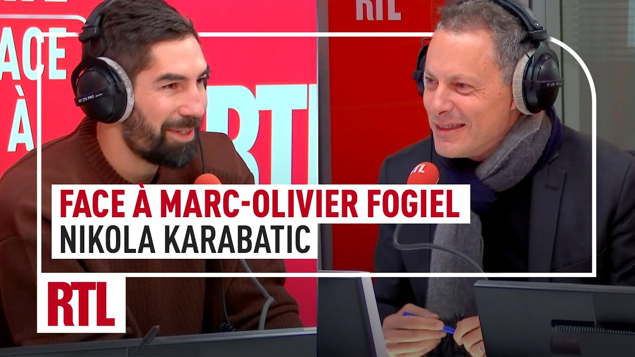 Nikola Karabatic face &agrave; Marc-Olivier Fogiel sur RTL
