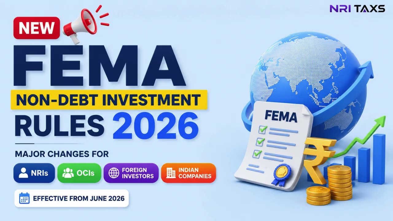 New FEMA Non-Debt Investment Rules 2026 Explained | Big Update for NRIs & OCIs | What Changed?