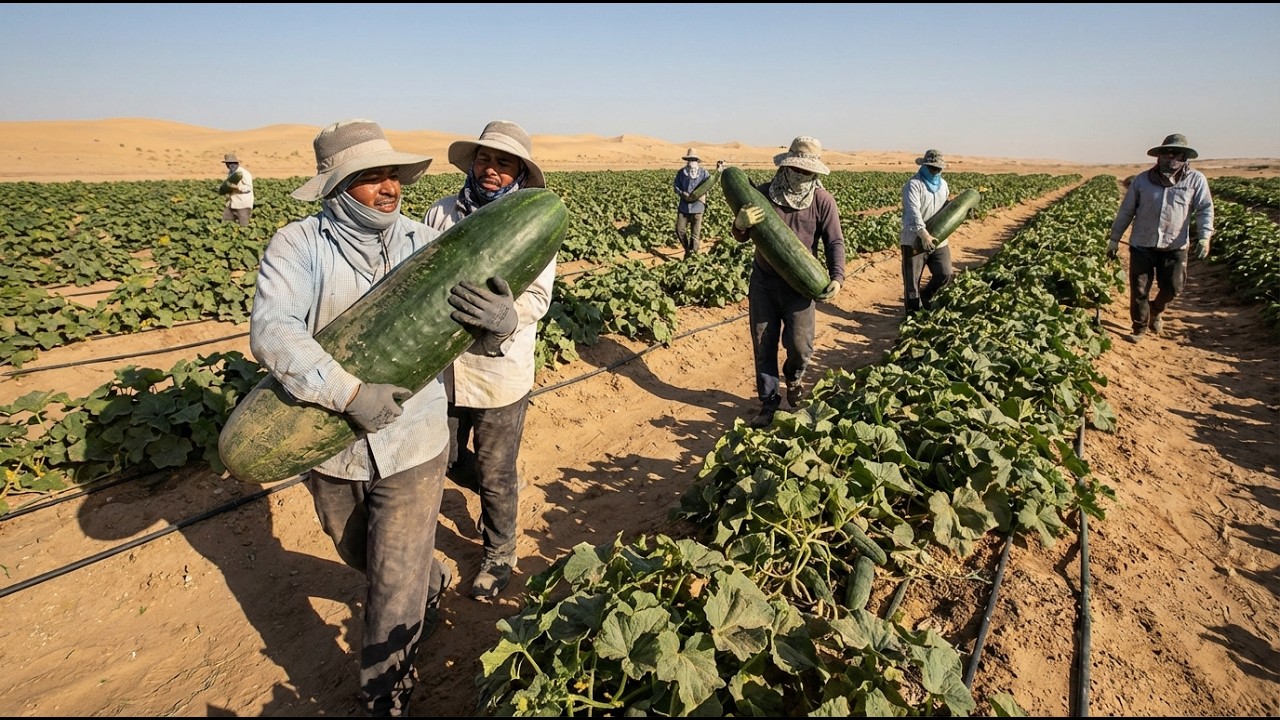 Who Transformed the Desert Into a Thriving Cucumber Growing Area?