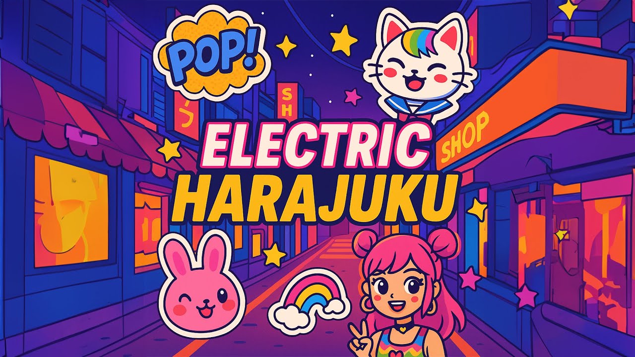 Electric Harajuku 🎶 | Bubblegum J-Pop x Trap x Taiko | Kawaii Fashion Beat