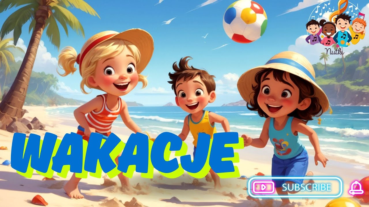 ☀️ WAKACJE JUŻ! - najweselszy hit lata dla dzieci! 🏖️