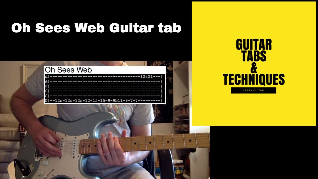 Oh Sees Web Guitar Lesson Tutorial with Tabs Mutilator Defeated At Last