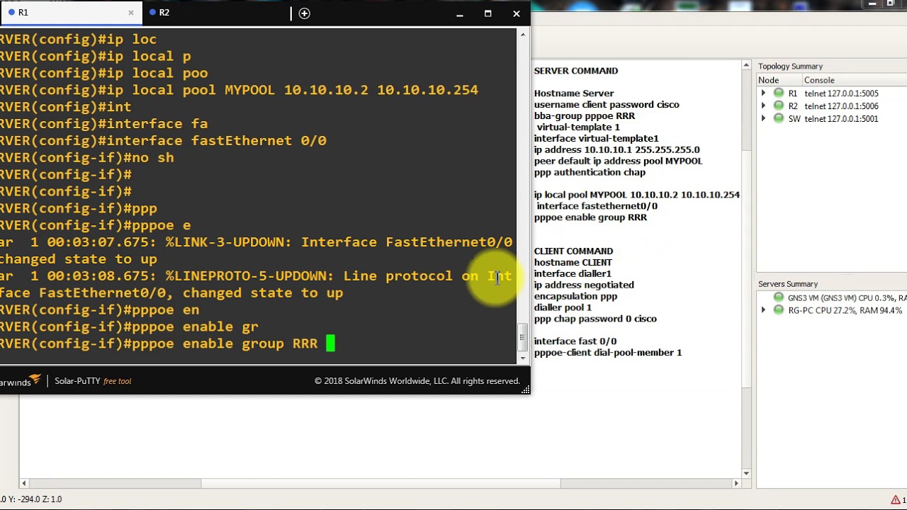 Configure PPPoE on Cisco Routers / Cisco  PPPoE SERVER and Client Configuration