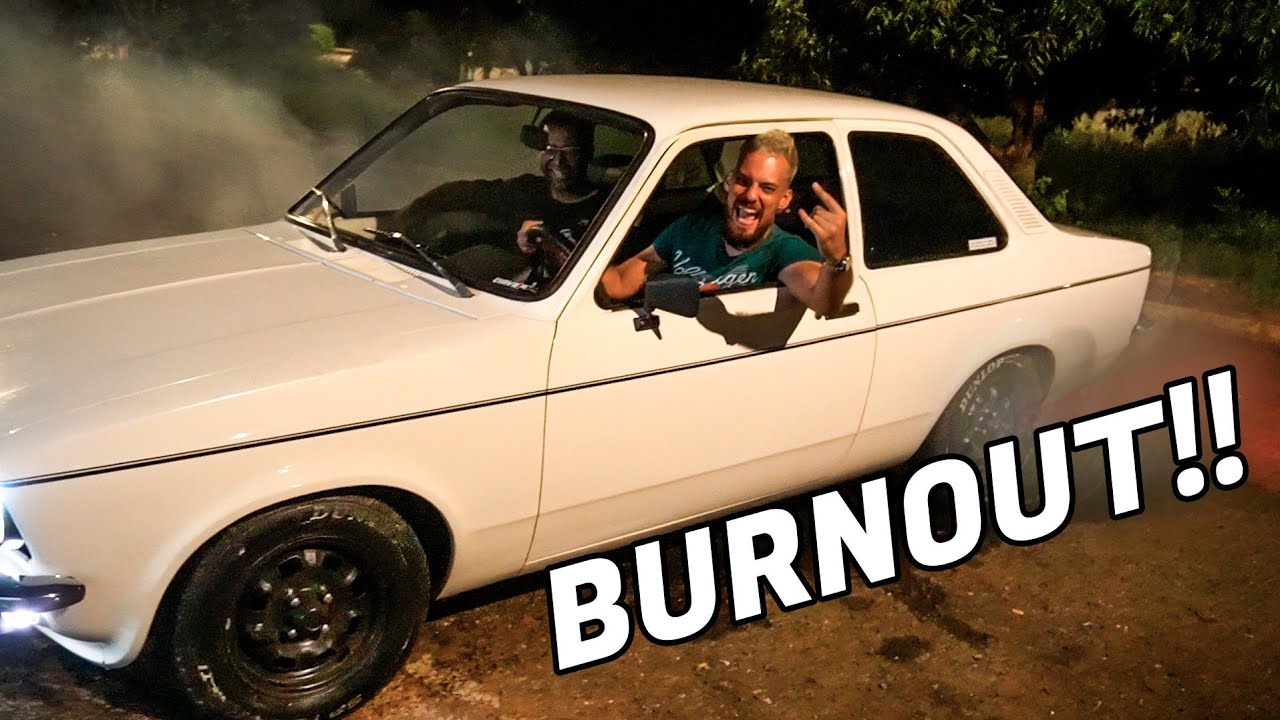 Finalmente BURNOUT de Chevette turbo!