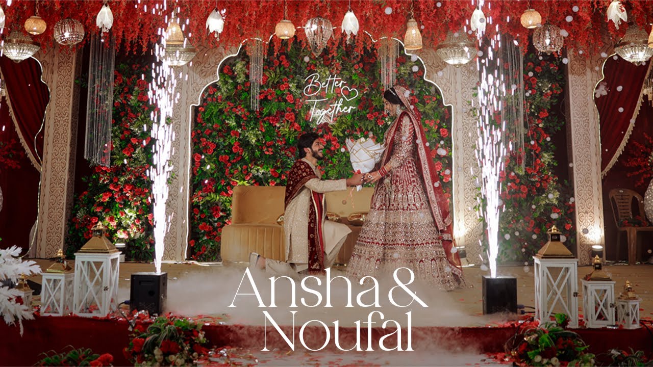 MUSLIM WEDDING HIGHLIGHTS | ANSHA & NOUFAL | KERALA TRENDING MUSLIM WEDDING HIGHLIGHTS