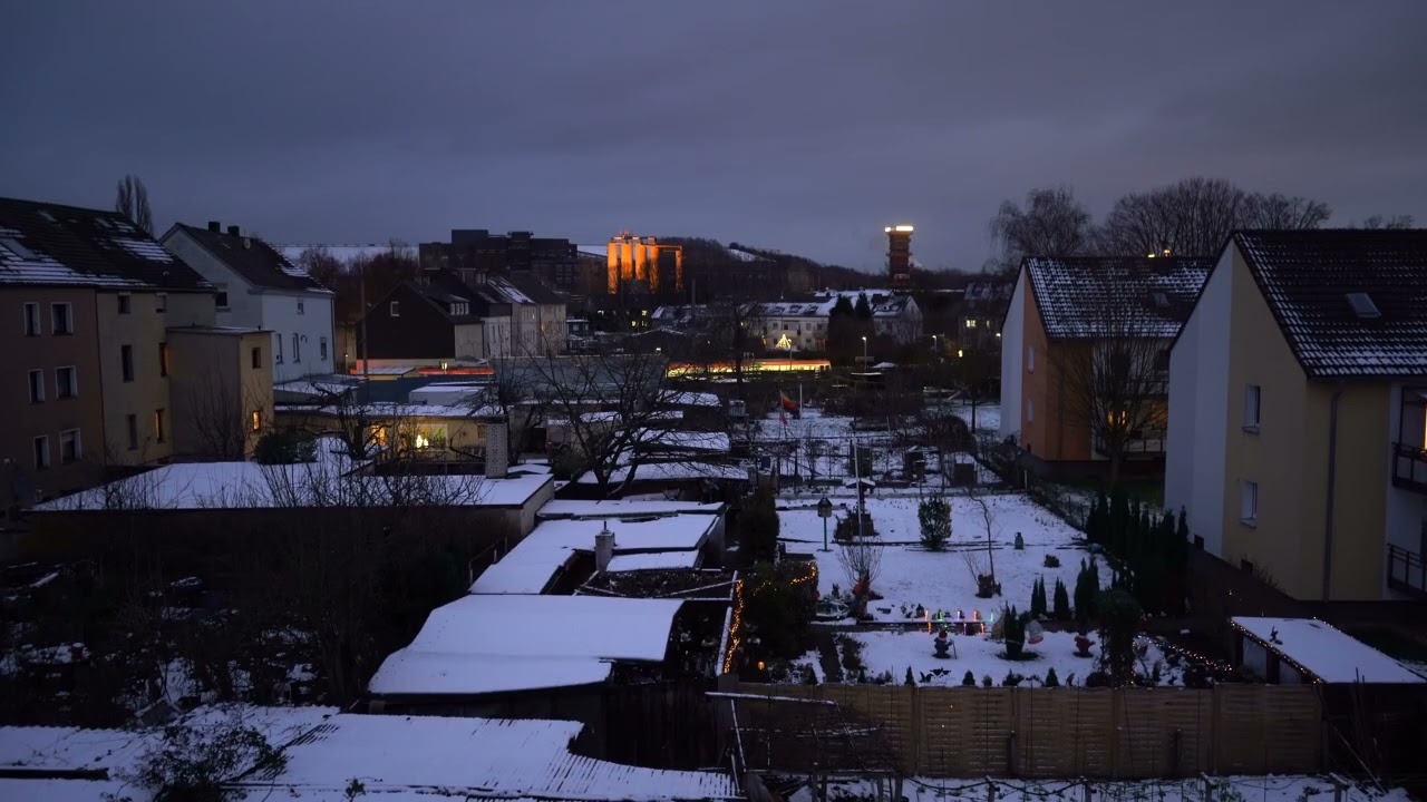 Peaceful Snowy Garden (4K) – 30 Minutes of Relaxation & Mindfulness