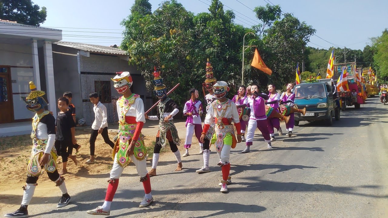 Trà Vinh 24H | Quay - Chùa Đơm Bốt Bì, Diệu Hành Lễ VESAK BÔCHIA, Ngày 4/05/2023. Cầu Ngang.