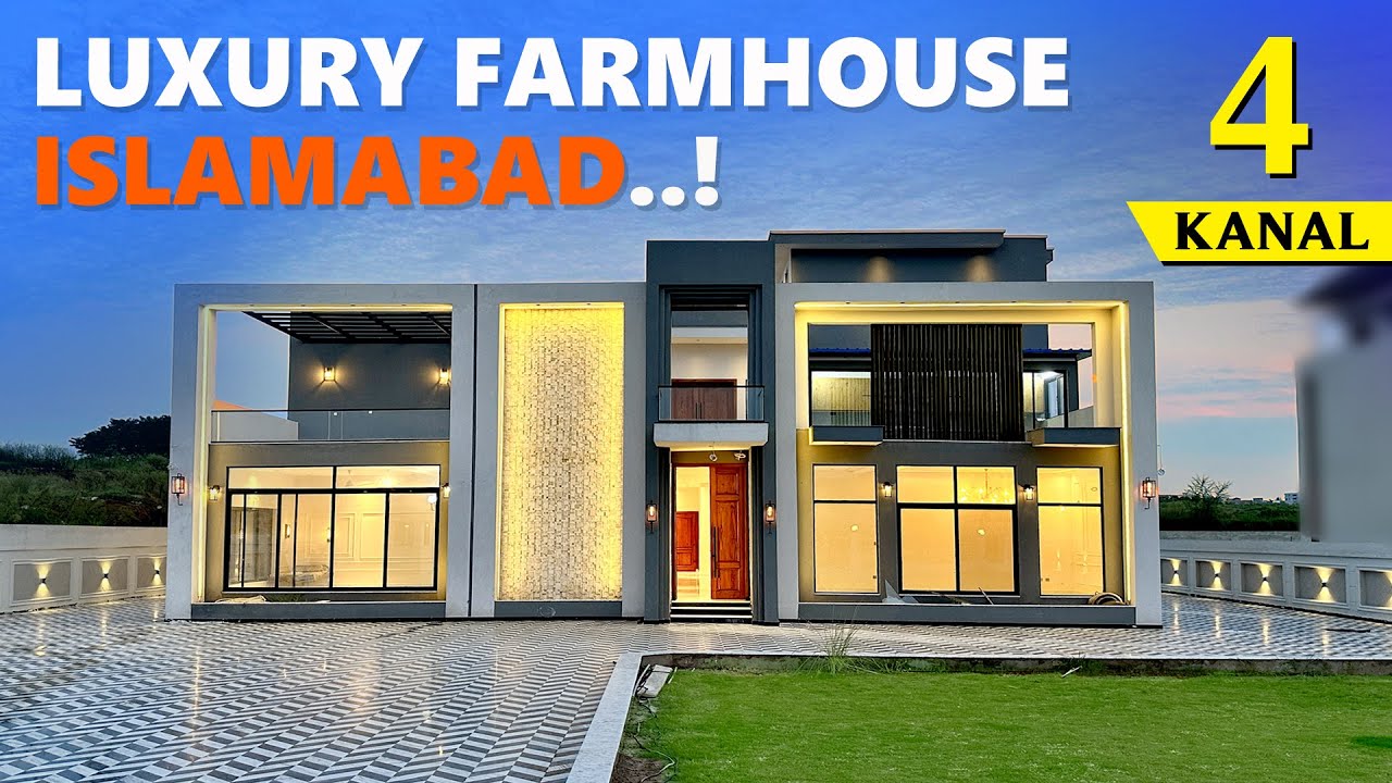 4 Kanal Luxury Farmhouse for Sale in Gulberg Green Islamabad | Margalla Hills View #luxuryhomes