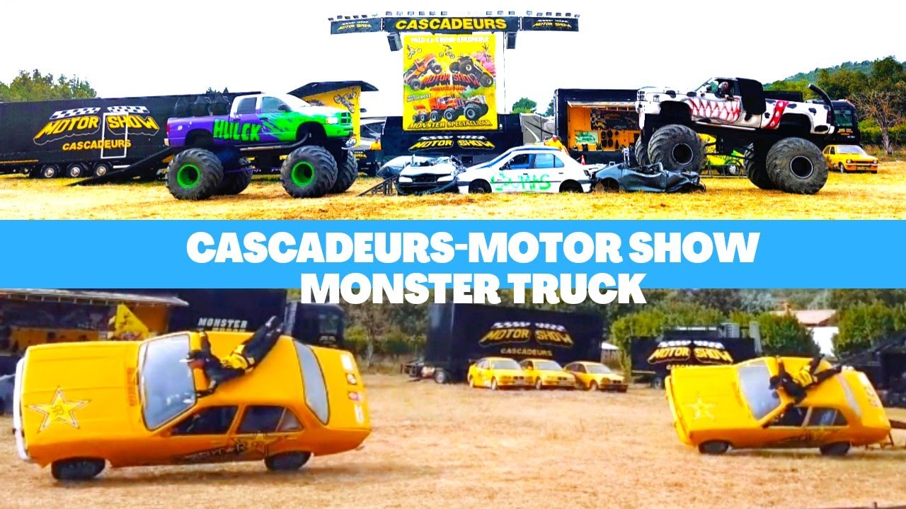 Motor Show Cascadeurs |(Complete) Monster Truck |Grand spectacle à Bagnols sur ceze in France🇨🇵