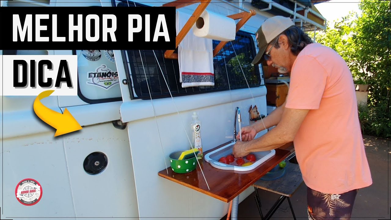 MELHOR PIA RETRATIL PARA KOMBI - PASSO A PASSO DE COMO FAZER - MOTORHOME - KOMBI HAUS