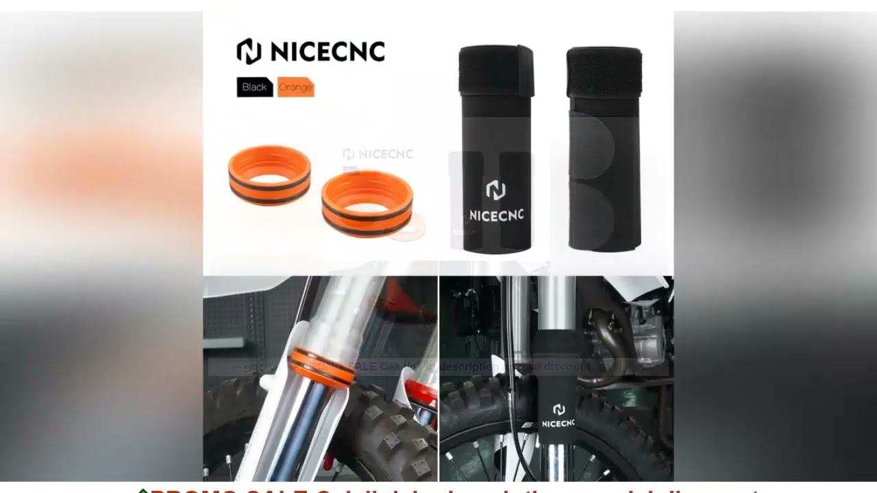 NICECNC For KTM EXC 300 Front Fork Sock Guard Mud Scraper For KTM EXC-F 350 SX 125 SXF 450 XC XCW Hu