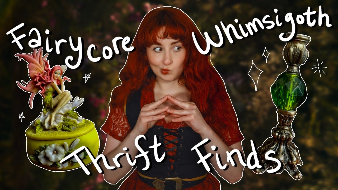 ✨ DREAMY Whimsigoth Fairycore Thrift Haul - Clothes, Decor, & Craft Supplies✨ #fairycore #thrifthaul