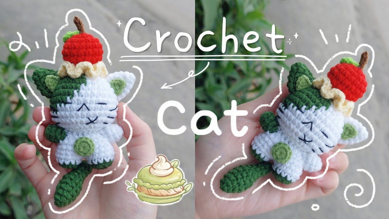 Crochet Cat Amigurumi 🐱 | Easy & Cute Crochet Tutorial | Móc len Con Mèo