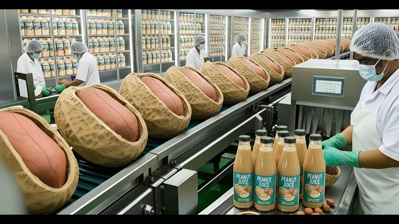 Inside the Peanut Oil Production Process | Harvesting, Pressing & Bottling Oil