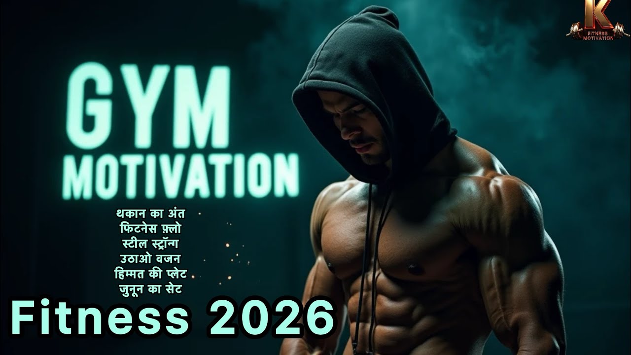 💥Hindi Fitness Motivation Song 👊| Beast Mode On 🏋️‍♂️ K 038