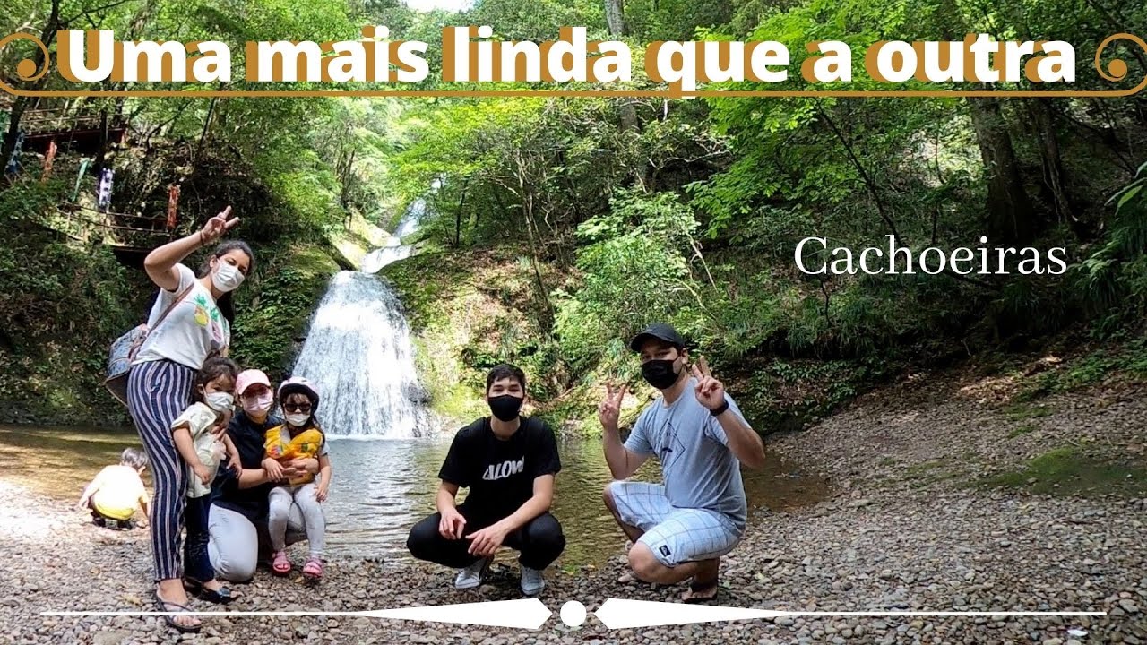 Cachoeiras em Shinshiro | Atera-no-Nanataki Falls |Passeio em Família no Japão