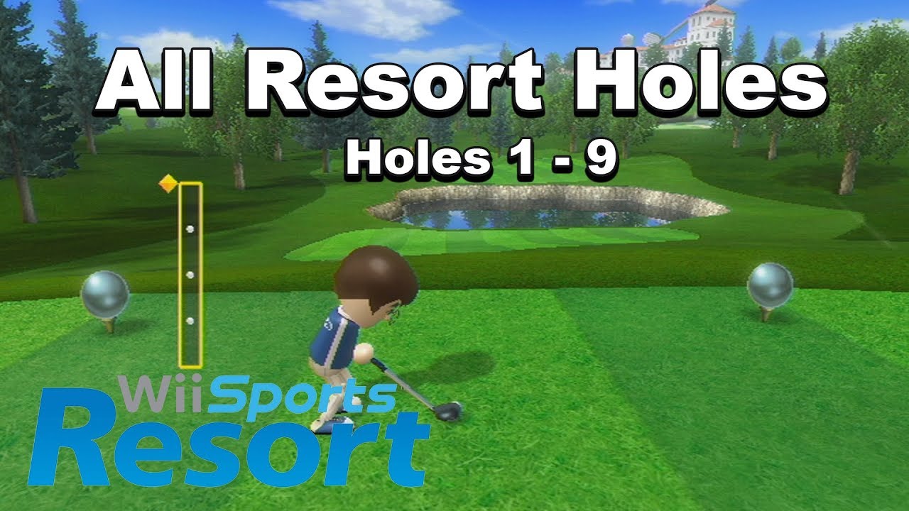 All Resort Holes - Wii Sports Resort (Golf Gameplay)